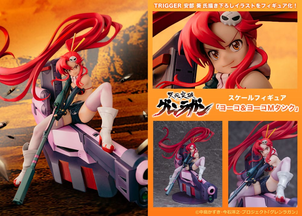 Tengen Toppa Gurren Lagann PVC Statue Yoko & Yoko M Tank 25 cm Prizefiguren Yokina