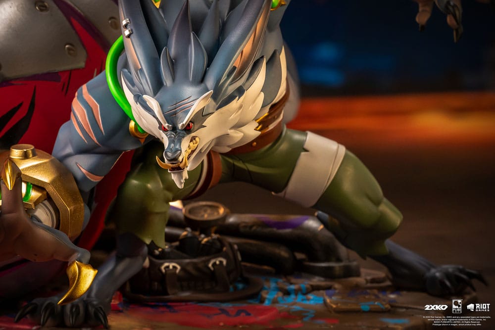 League of Legends Statue 1/10 2XKO Jinx & Warwick Diorama 37 cm Scalefiguren Yokina