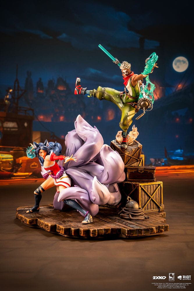 League of Legends Statue 1/10 2XKO Ekko & Ahri Diorama 30 cm Scalefiguren Yokina