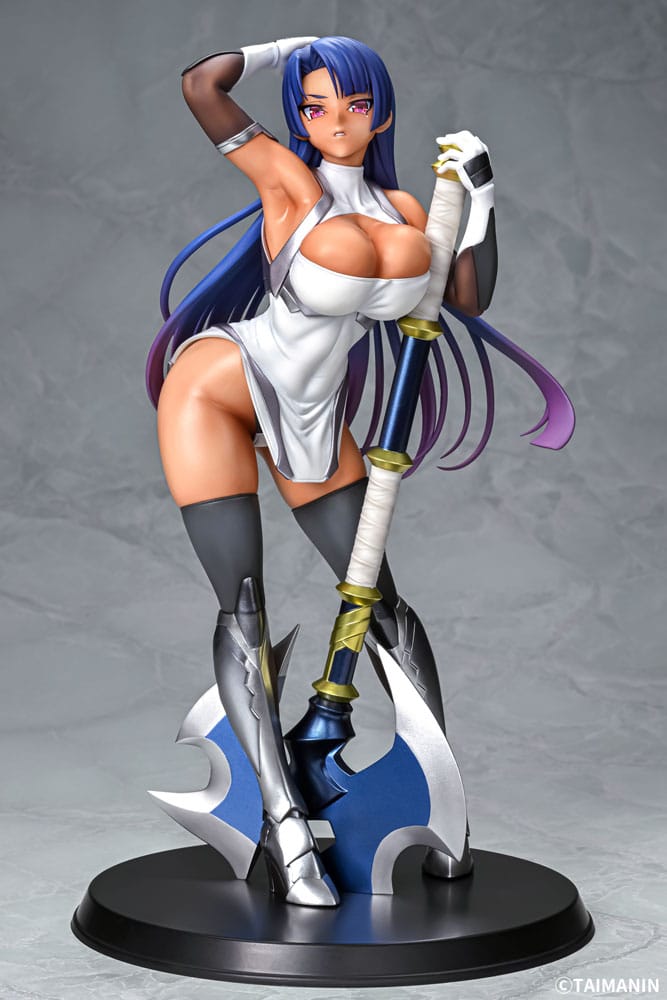 Taimanin RPGX PVC Statue 1/6 Pale Mauve Murasaki Yatsu Tanned Ver. 28 cm Hentai Yokina