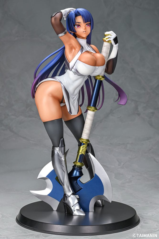 Taimanin RPGX PVC Statue 1/6 Pale Mauve Murasaki Yatsu Tanned Ver. 28 cm Hentai Yokina