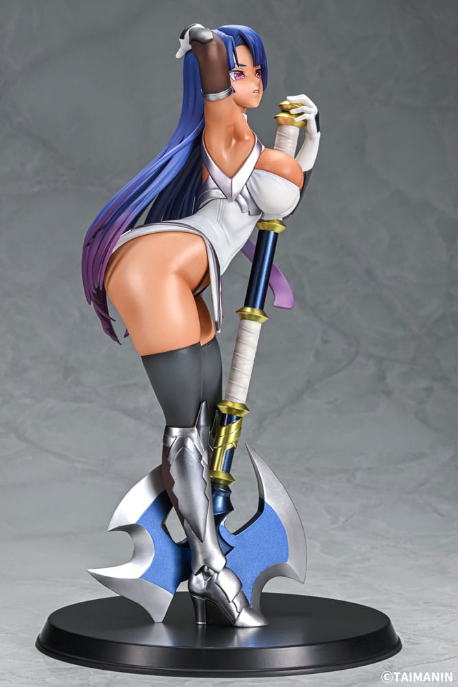 Taimanin RPGX PVC Statue 1/6 Pale Mauve Murasaki Yatsu Tanned Ver. 28 cm Hentai Yokina