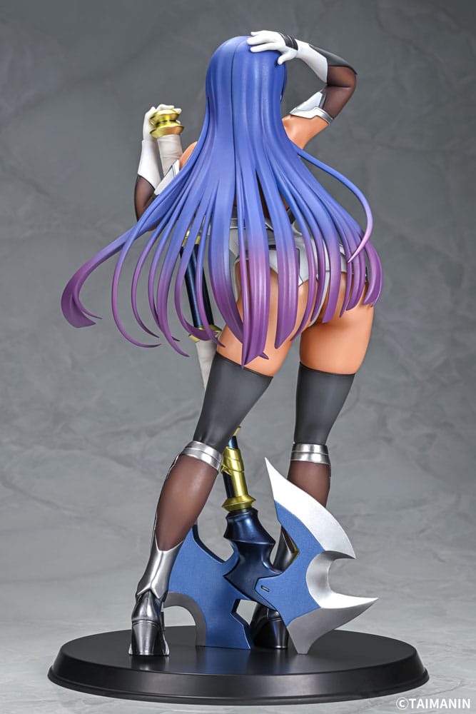 Taimanin RPGX PVC Statue 1/6 Pale Mauve Murasaki Yatsu Tanned Ver. 28 cm Hentai Yokina