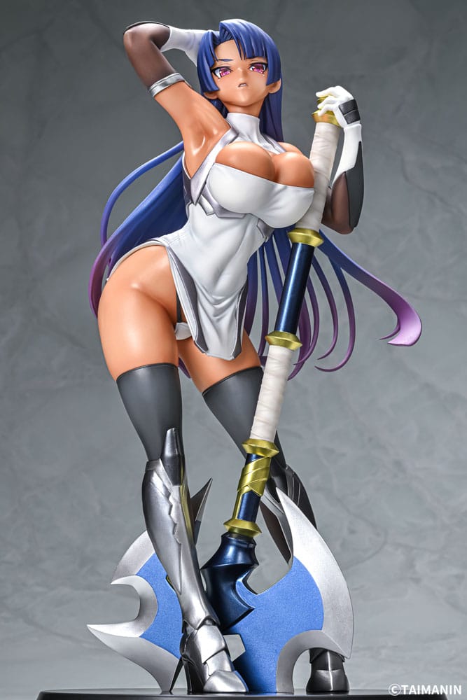 Taimanin RPGX PVC Statue 1/6 Pale Mauve Murasaki Yatsu Tanned Ver. 28 cm Hentai Yokina