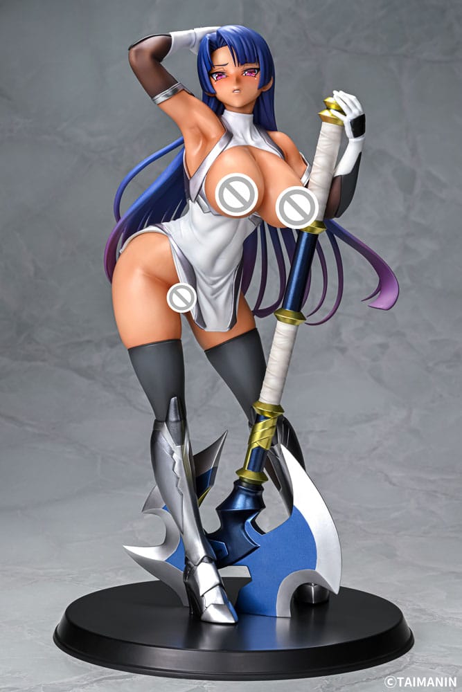 Taimanin RPGX PVC Statue 1/6 Pale Mauve Murasaki Yatsu Tanned Ver. 28 cm Hentai Yokina