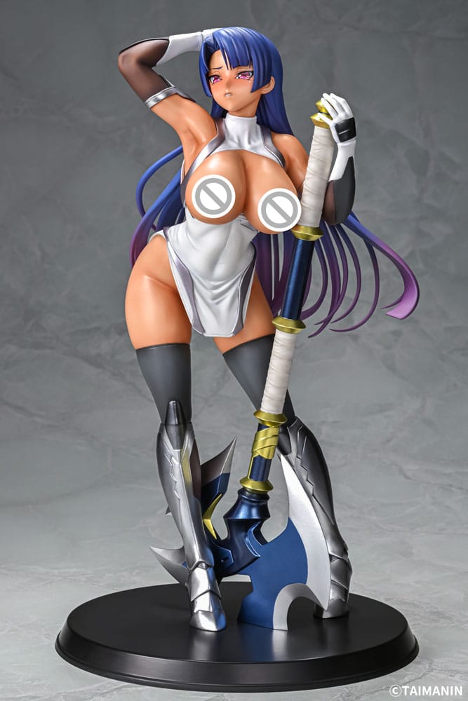 Taimanin RPGX PVC Statue 1/6 Pale Mauve Murasaki Yatsu Tanned Ver. 28 cm Hentai Yokina