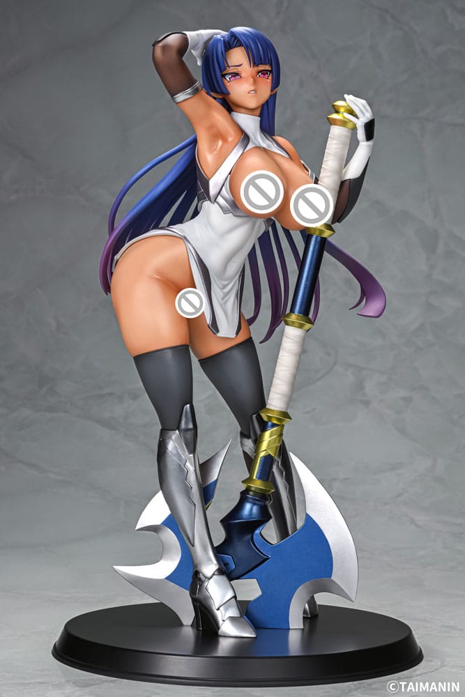 Taimanin RPGX PVC Statue 1/6 Pale Mauve Murasaki Yatsu Tanned Ver. 28 cm Hentai Yokina