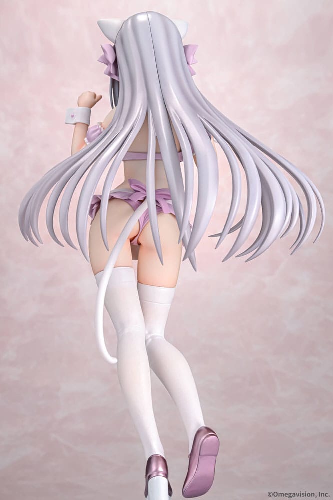 Tsuki ni Yorisou Otome no Sahou PVC Statue 1/6 Luna Sakurakouji Cat Maid Sakura Color Ver. 26 cm Hentai Yokina