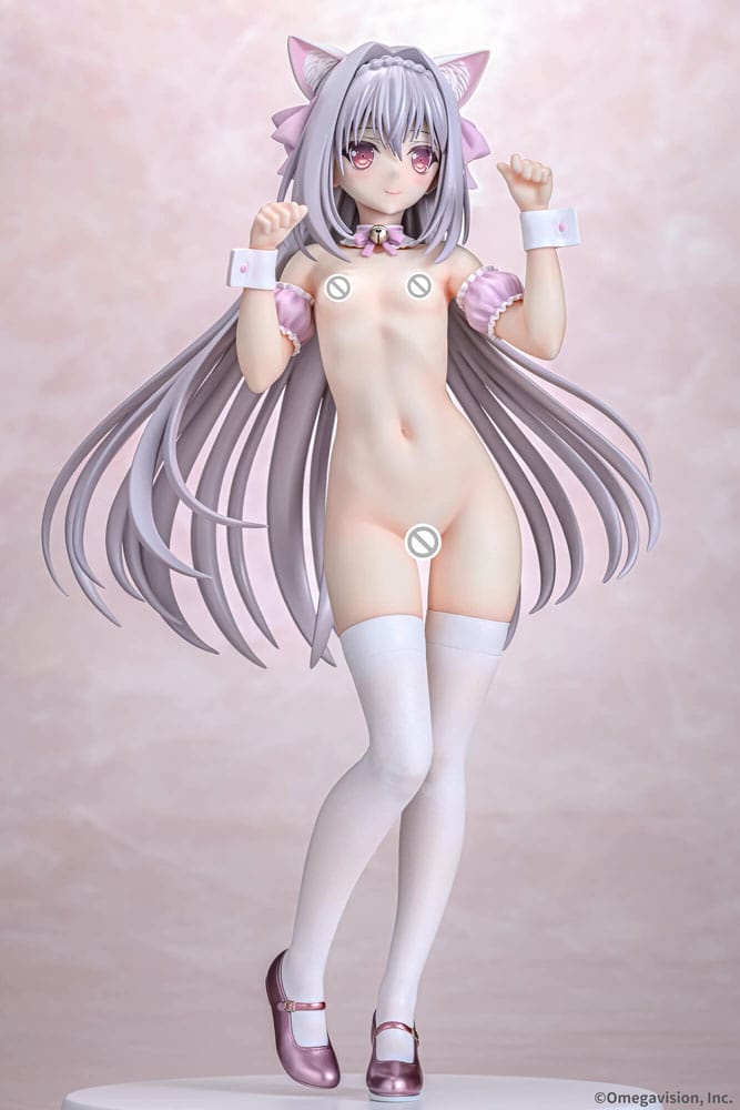 Tsuki ni Yorisou Otome no Sahou PVC Statue 1/6 Luna Sakurakouji Cat Maid Sakura Color Ver. 26 cm Hentai Yokina