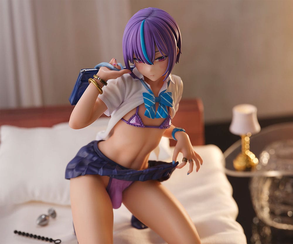 Original Character Okane ga Daisuki Series Statue 1/6 Toa-kun Illustration by meme50 19 cm Hentai Yokina