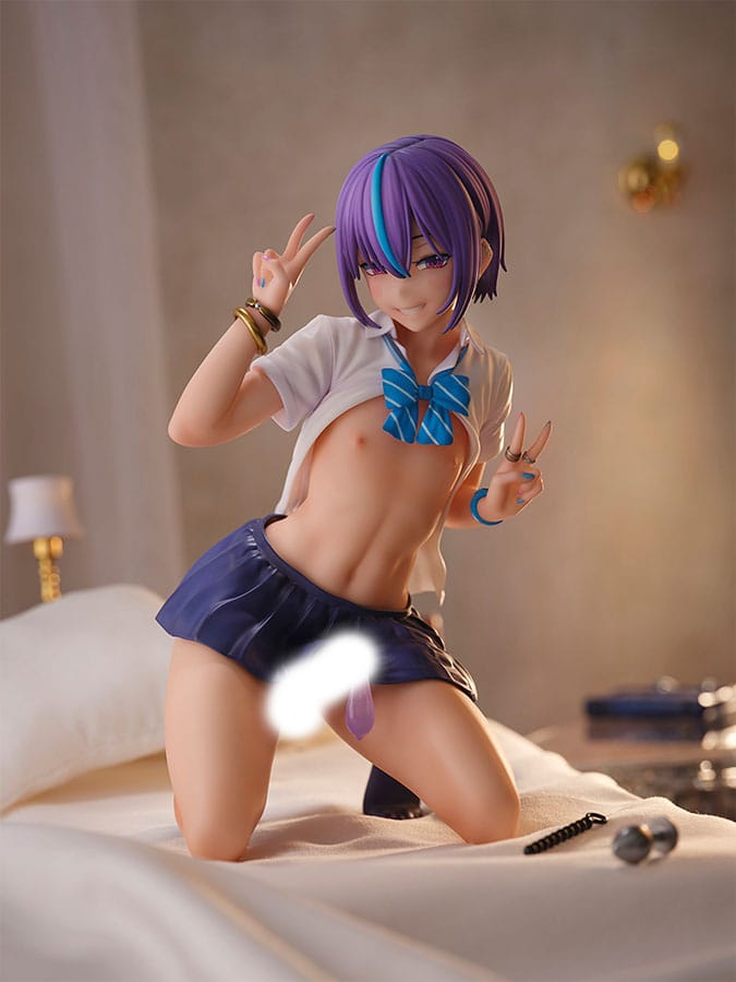 Original Character Okane ga Daisuki Series Statue 1/6 Toa-kun Illustration by meme50 19 cm Hentai Yokina