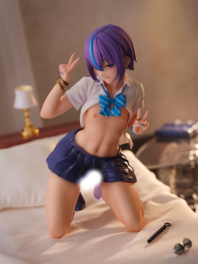Original Character Okane ga Daisuki Series Statue 1/6 Toa-kun Illustration by meme50 19 cm Hentai Yokina