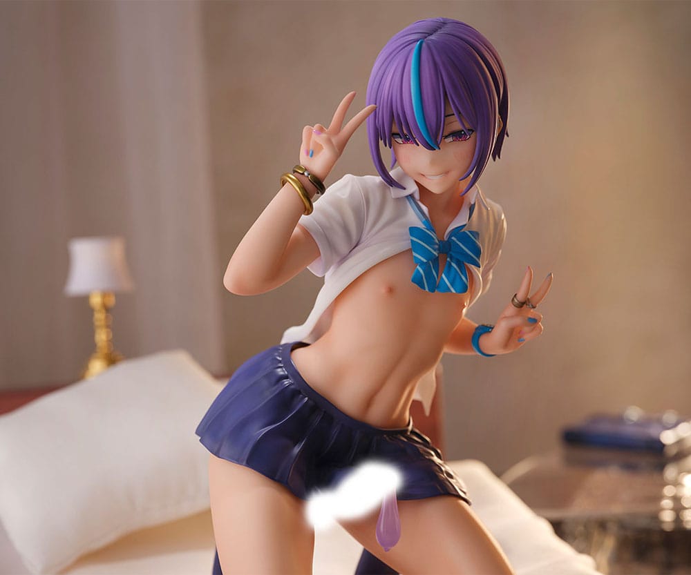 Original Character Okane ga Daisuki Series Statue 1/6 Toa-kun Illustration by meme50 19 cm Hentai Yokina