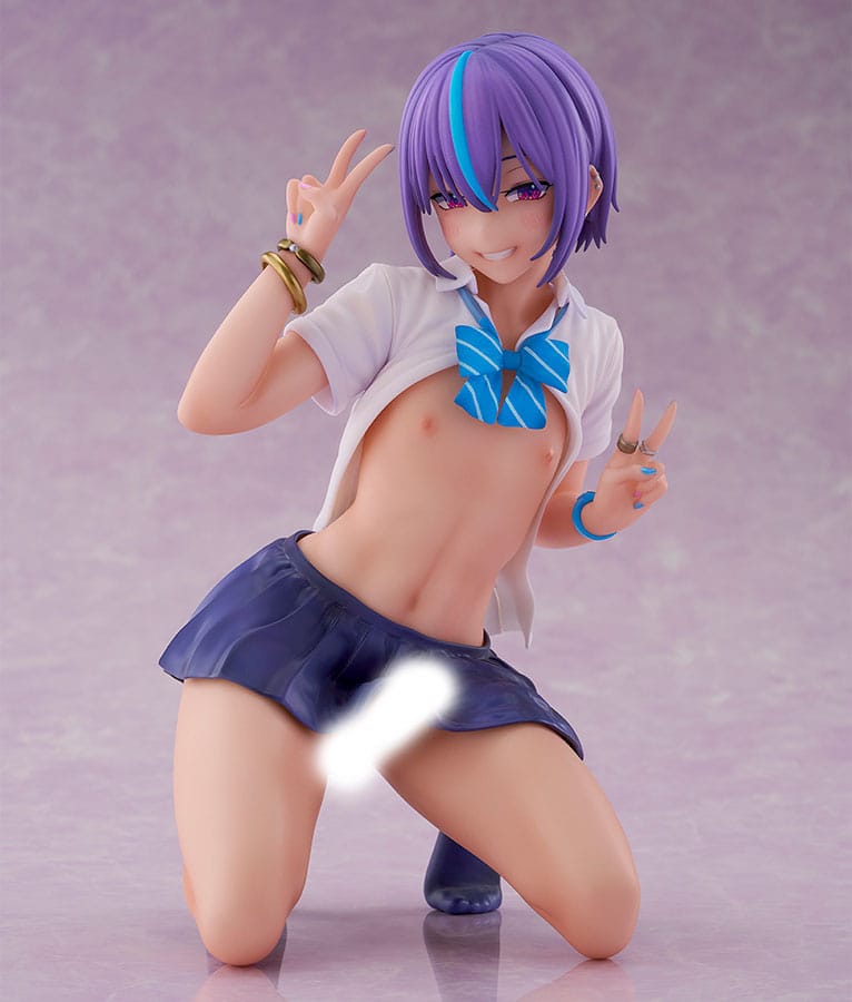 Original Character Okane ga Daisuki Series Statue 1/6 Toa-kun Illustration by meme50 19 cm Hentai Yokina