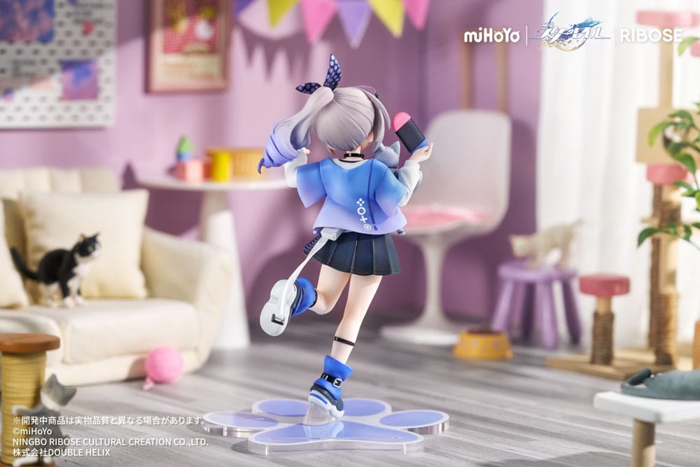 Honkai: Star Rail Rise Up Little Cat Series PVC Statue Silver Wolf Ver. 19 cm Prizefiguren Yokina