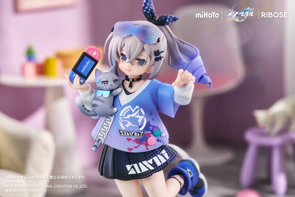 Honkai: Star Rail Rise Up Little Cat Series PVC Statue Silver Wolf Ver. 19 cm Prizefiguren Yokina
