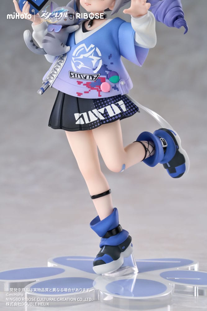 Honkai: Star Rail Rise Up Little Cat Series PVC Statue Silver Wolf Ver. 19 cm Prizefiguren Yokina
