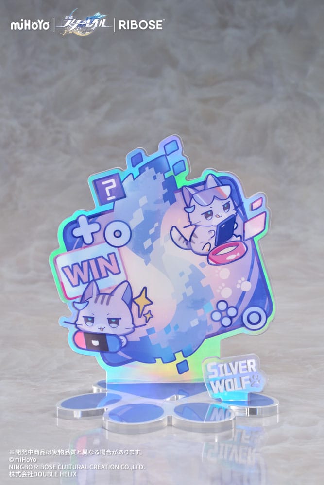 Honkai: Star Rail Rise Up Little Cat Series PVC Statue Silver Wolf Ver. 19 cm Prizefiguren Yokina
