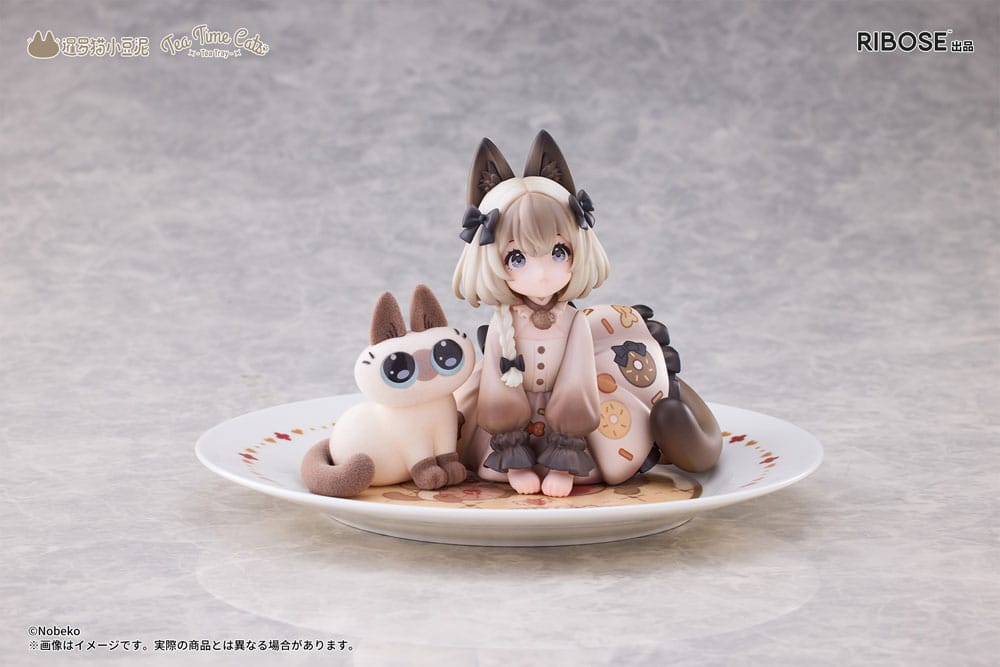 Decorated Life Collection PVC Statue Tea Time Cats x Siamese Cat Azuki-san Friendship Collaboration Exclusive Set 18 cm Prizefiguren Yokina