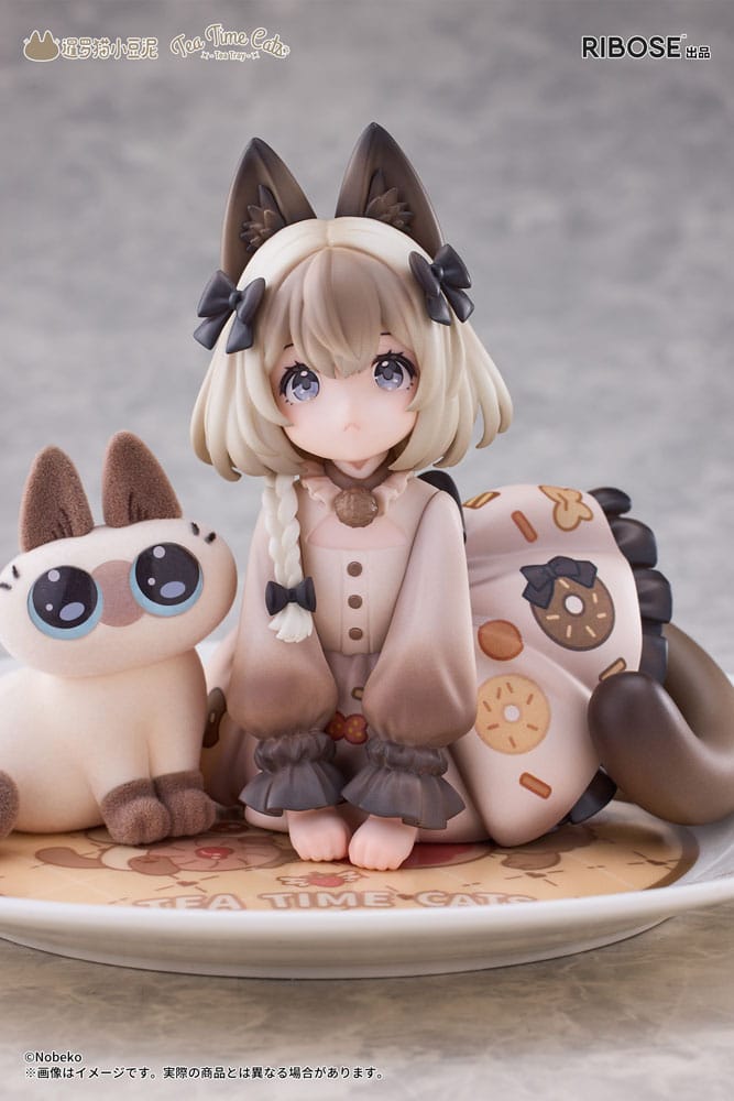 Decorated Life Collection PVC Statue Tea Time Cats x Siamese Cat Azuki-san Friendship Collaboration Exclusive Set 18 cm Prizefiguren Yokina