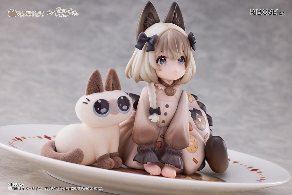 Decorated Life Collection PVC Statue Tea Time Cats x Siamese Cat Azuki-san Friendship Collaboration Exclusive Set 18 cm Prizefiguren Yokina