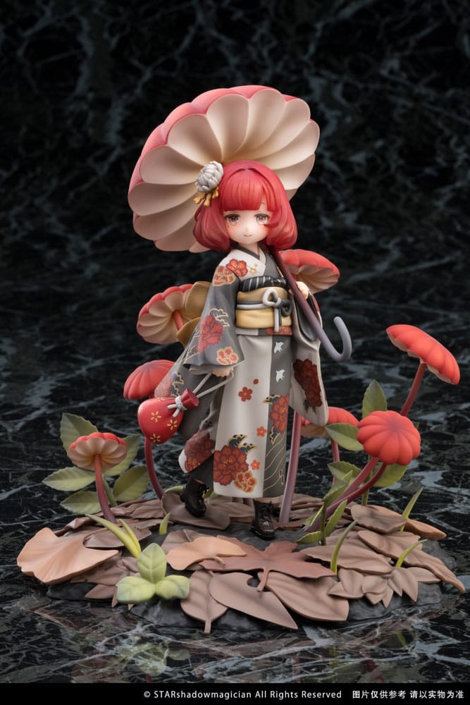 The Mushroom Girls PVC Statue 1/1 No.6 Marasmius Haematocephalus 23 cm Scalefiguren Yokina