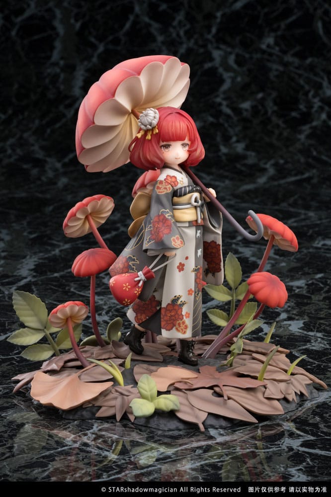 The Mushroom Girls PVC Statue 1/1 No.6 Marasmius Haematocephalus 23 cm Scalefiguren Yokina
