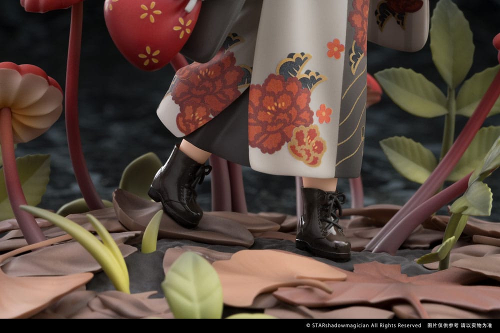 The Mushroom Girls PVC Statue 1/1 No.6 Marasmius Haematocephalus 23 cm Scalefiguren Yokina