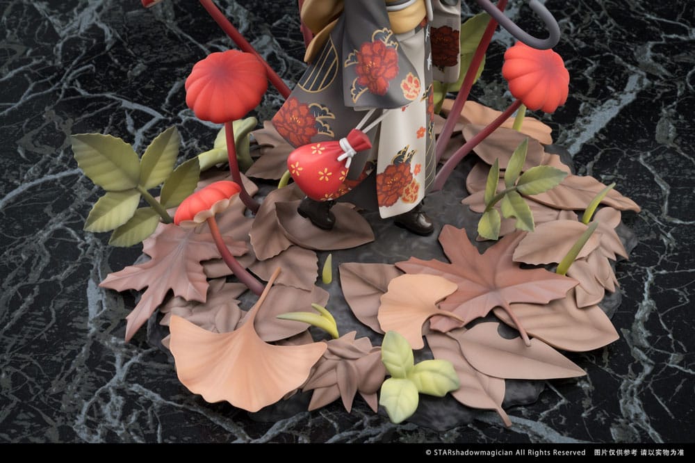 The Mushroom Girls PVC Statue 1/1 No.6 Marasmius Haematocephalus 23 cm Scalefiguren Yokina