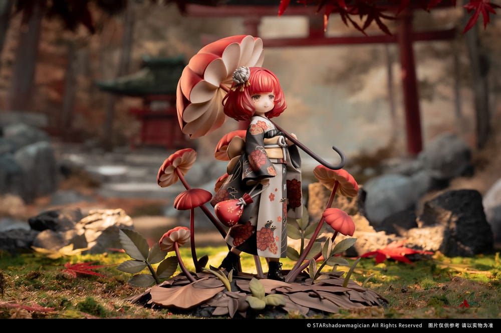 The Mushroom Girls PVC Statue 1/1 No.6 Marasmius Haematocephalus 23 cm Scalefiguren Yokina
