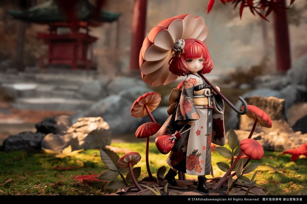 The Mushroom Girls PVC Statue 1/1 No.6 Marasmius Haematocephalus 23 cm Scalefiguren Yokina