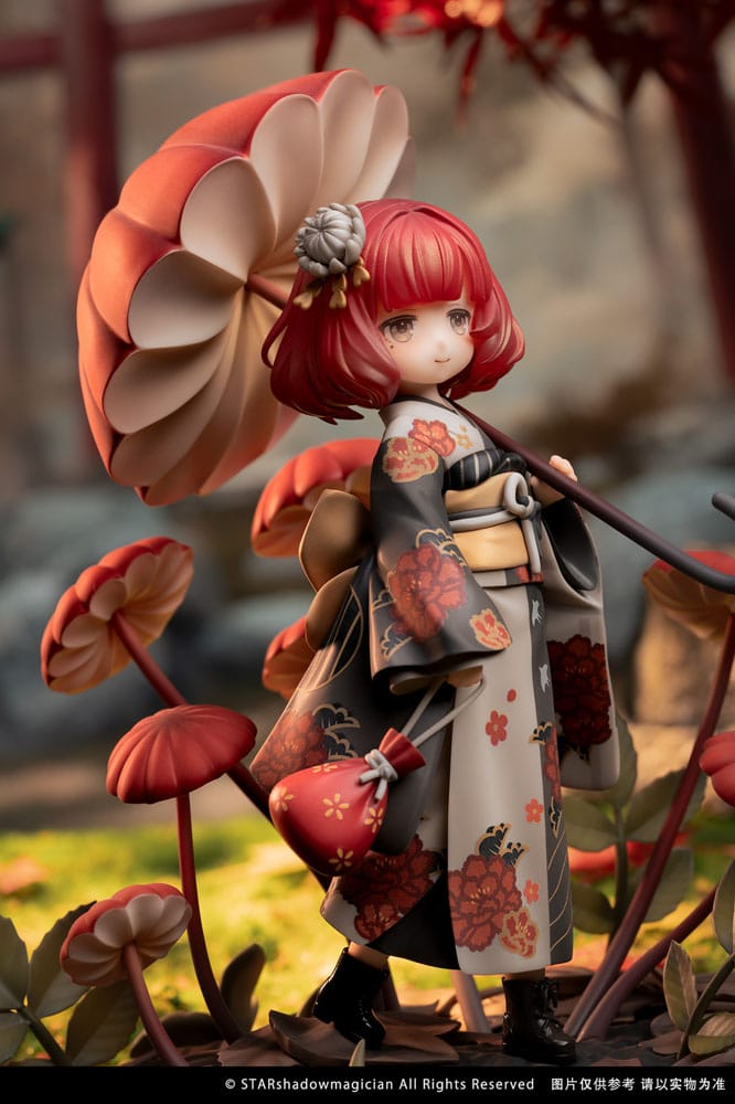 The Mushroom Girls PVC Statue 1/1 No.6 Marasmius Haematocephalus 23 cm Scalefiguren Yokina