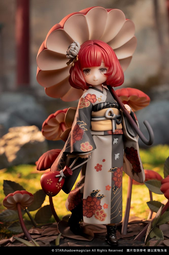 The Mushroom Girls PVC Statue 1/1 No.6 Marasmius Haematocephalus 23 cm Scalefiguren Yokina