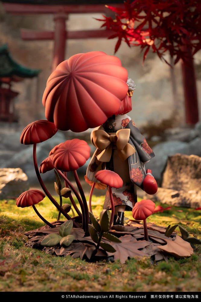 The Mushroom Girls PVC Statue 1/1 No.6 Marasmius Haematocephalus 23 cm Scalefiguren Yokina
