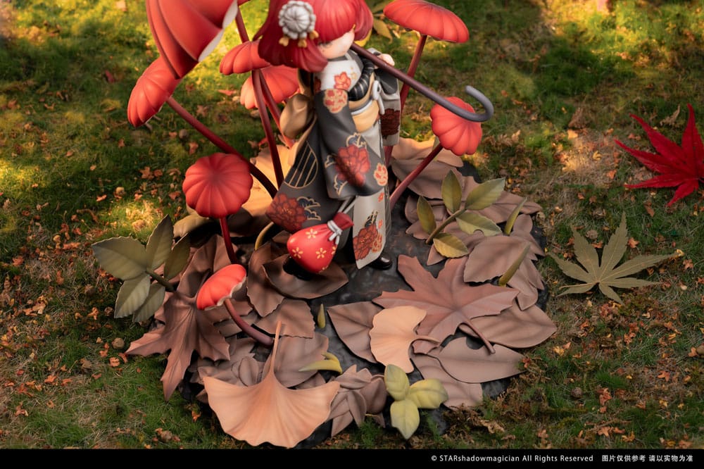 The Mushroom Girls PVC Statue 1/1 No.6 Marasmius Haematocephalus 23 cm Scalefiguren Yokina
