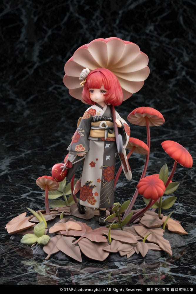 The Mushroom Girls PVC Statue 1/1 No.6 Marasmius Haematocephalus 23 cm Scalefiguren Yokina