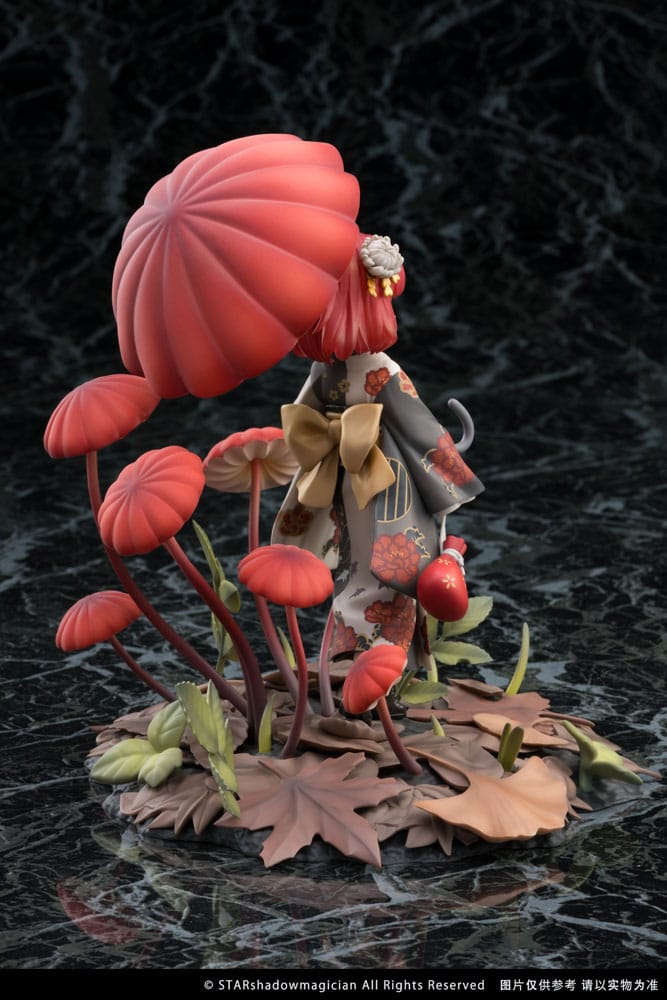 The Mushroom Girls PVC Statue 1/1 No.6 Marasmius Haematocephalus 23 cm Scalefiguren Yokina