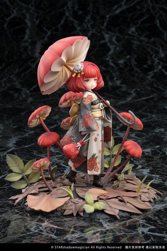 The Mushroom Girls PVC Statue 1/1 No.6 Marasmius Haematocephalus 23 cm Scalefiguren Yokina
