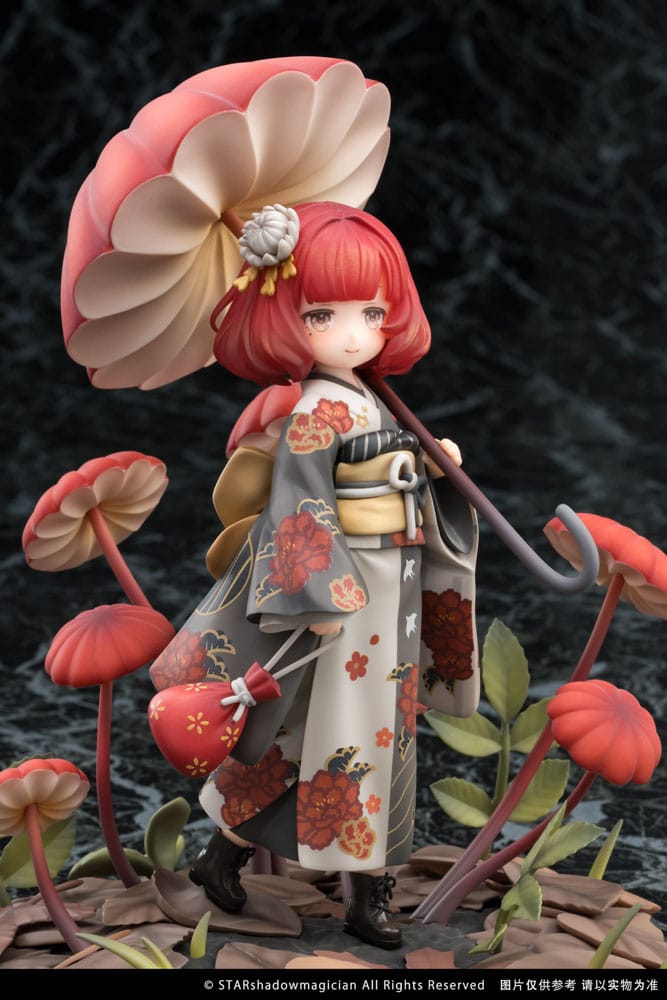 The Mushroom Girls PVC Statue 1/1 No.6 Marasmius Haematocephalus 23 cm Scalefiguren Yokina