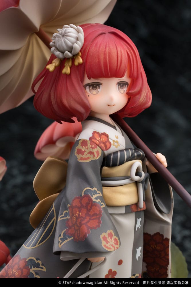 The Mushroom Girls PVC Statue 1/1 No.6 Marasmius Haematocephalus 23 cm Scalefiguren Yokina
