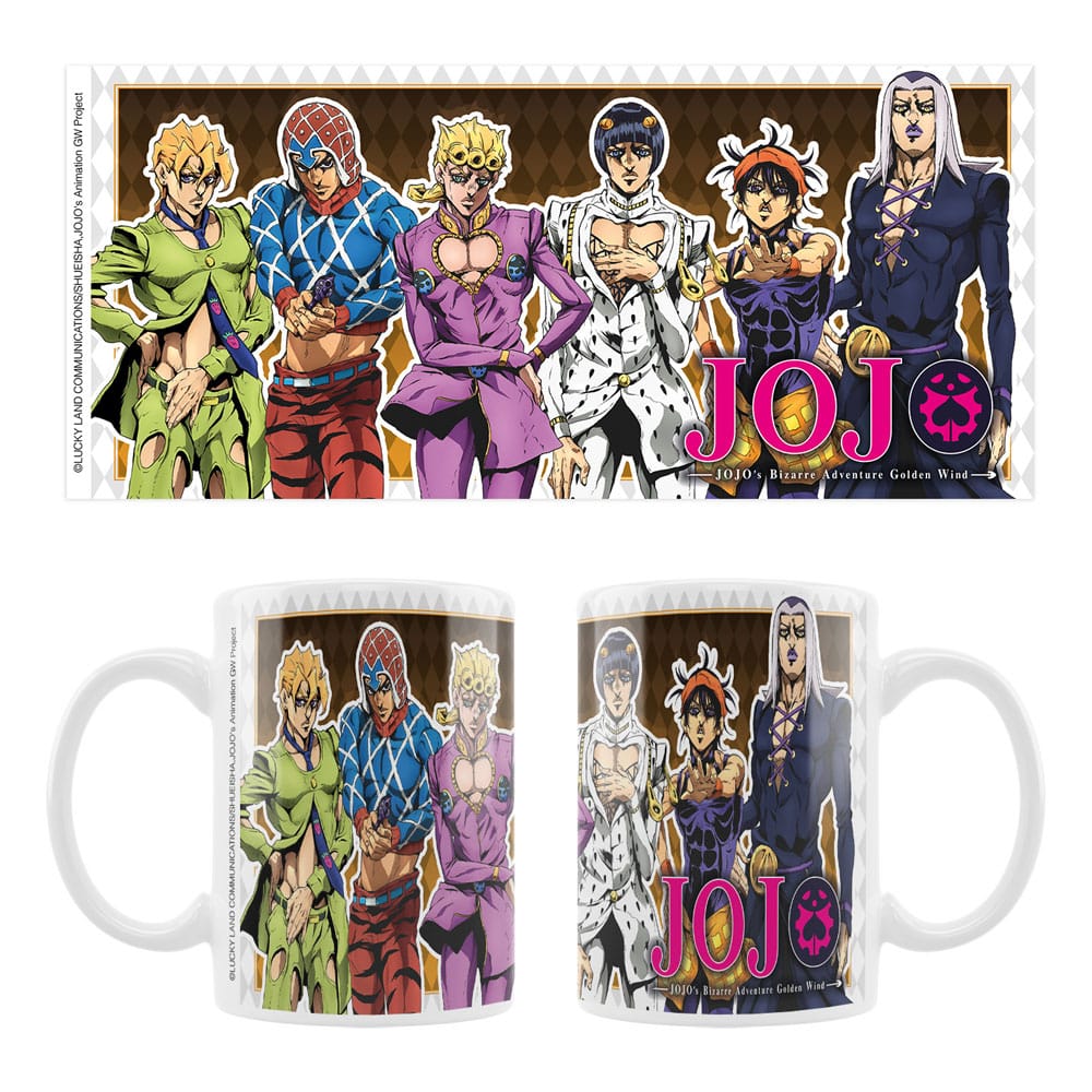 JoJo's Bizarre Adventure Part 5: Golden Wind Keramiktasse Keramiktasse Main Characters