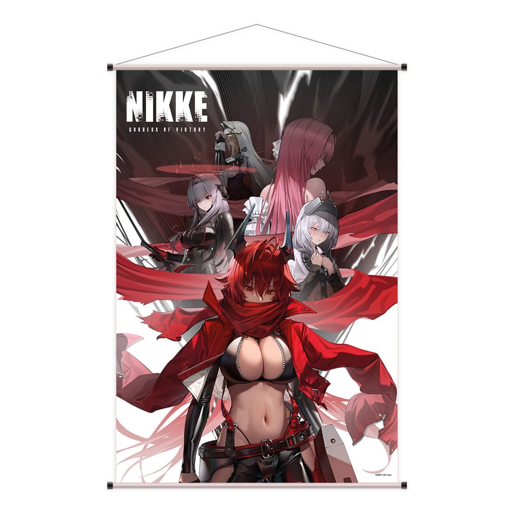 Goddess of Victory: Nikke Wandrolle Red Hood, Snow White, Scarlet, Dorothy & Rapunzel 60 x 90 cm Wandrolle Yokina