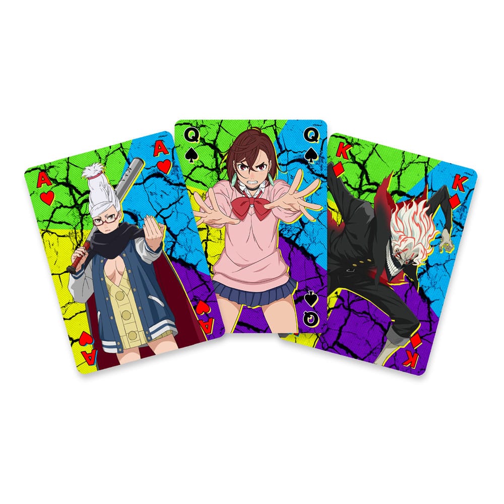 Dandadan Spielkarten 52er Blatt für Poker, Skat, etc. Spielkarten Yokina