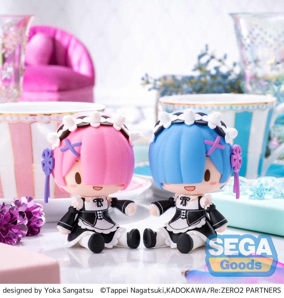 Re:Zero Starting Life in Another World Fuwa Petit Chibi Figur Rem 8 cm Minifiguren Yokina