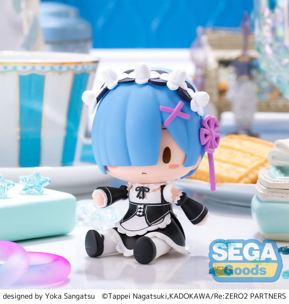 Re:Zero Starting Life in Another World Fuwa Petit Chibi Figur Rem 8 cm Minifiguren Yokina