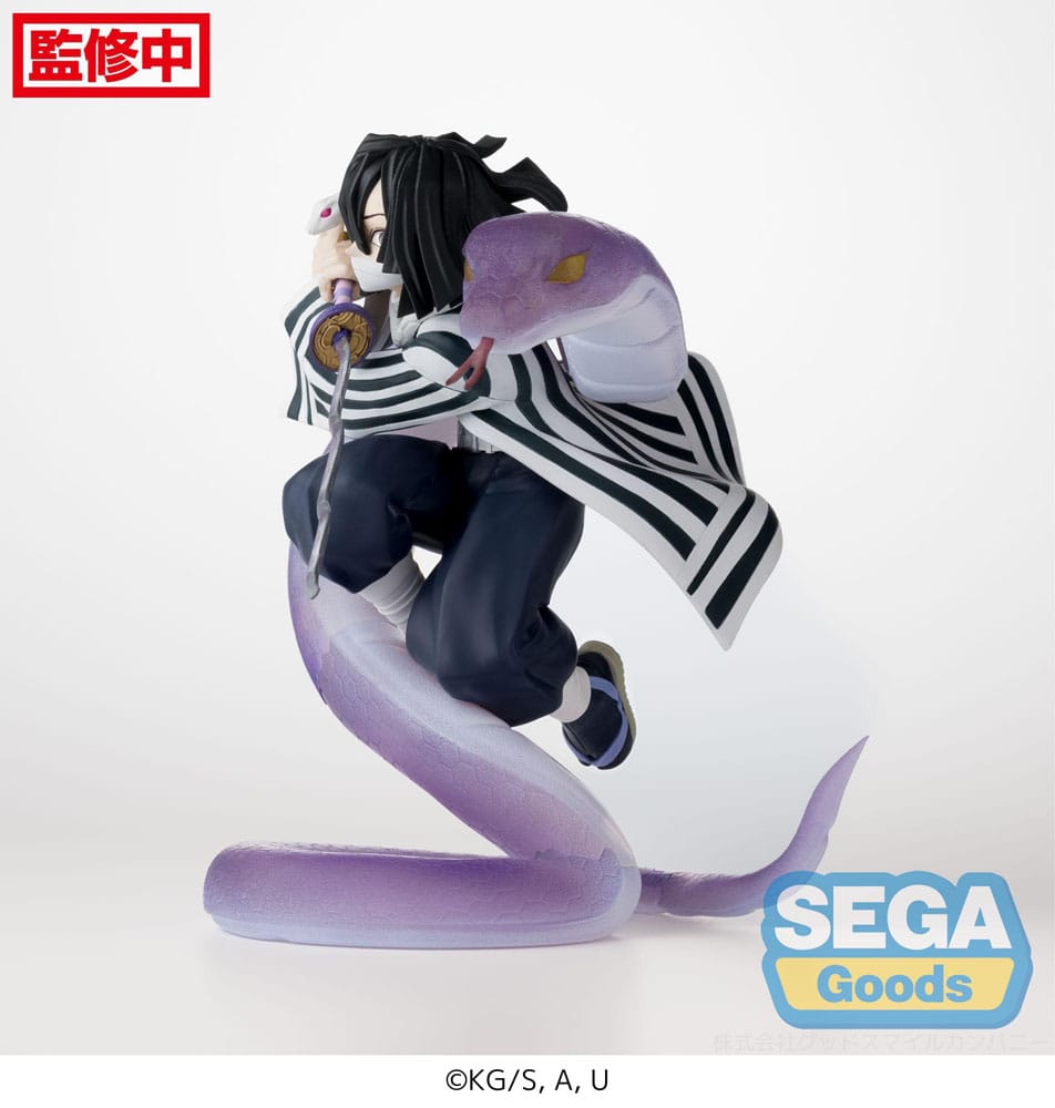 Demon Slayer: Kimetsu no Yaiba Xross Link Anime PVC Statue Obanai Iguro Hashira Training Arc 14 cm Prizefiguren Yokina