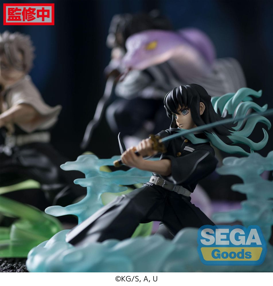Demon Slayer: Kimetsu no Yaiba Xross Link Anime PVC Statue Muichiro Tokito Hashira Training Arc 11 cm Prizefiguren Yokina