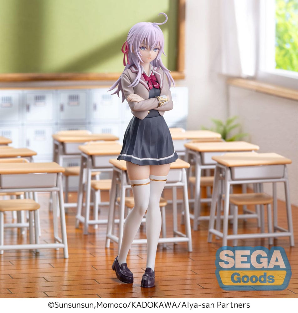 Alya Sometimes Hides Her Feelings in Russian Luminasta PVC Statue Alya Uniform Ver. 18 cm Prizefiguren Yokina
