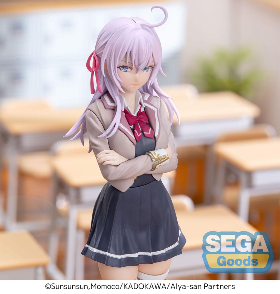 Alya Sometimes Hides Her Feelings in Russian Luminasta PVC Statue Alya Uniform Ver. 18 cm Prizefiguren Yokina