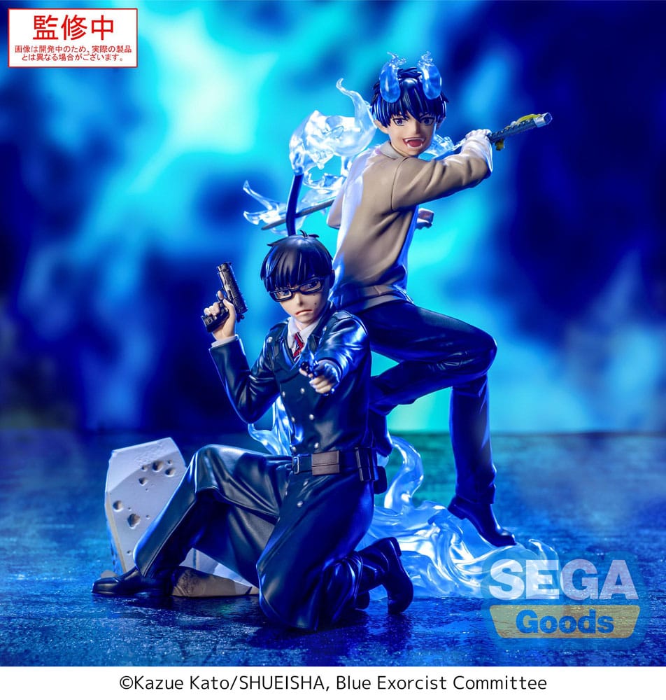 Blue Exorcist Shimane Illuminati Saga Xross Link PVC Statue Rin Okumura 18 cm Prizefiguren Yokina